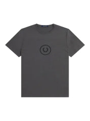 Fred Perry Circle Branding T-Shirt – men's designer apparel (view 2)