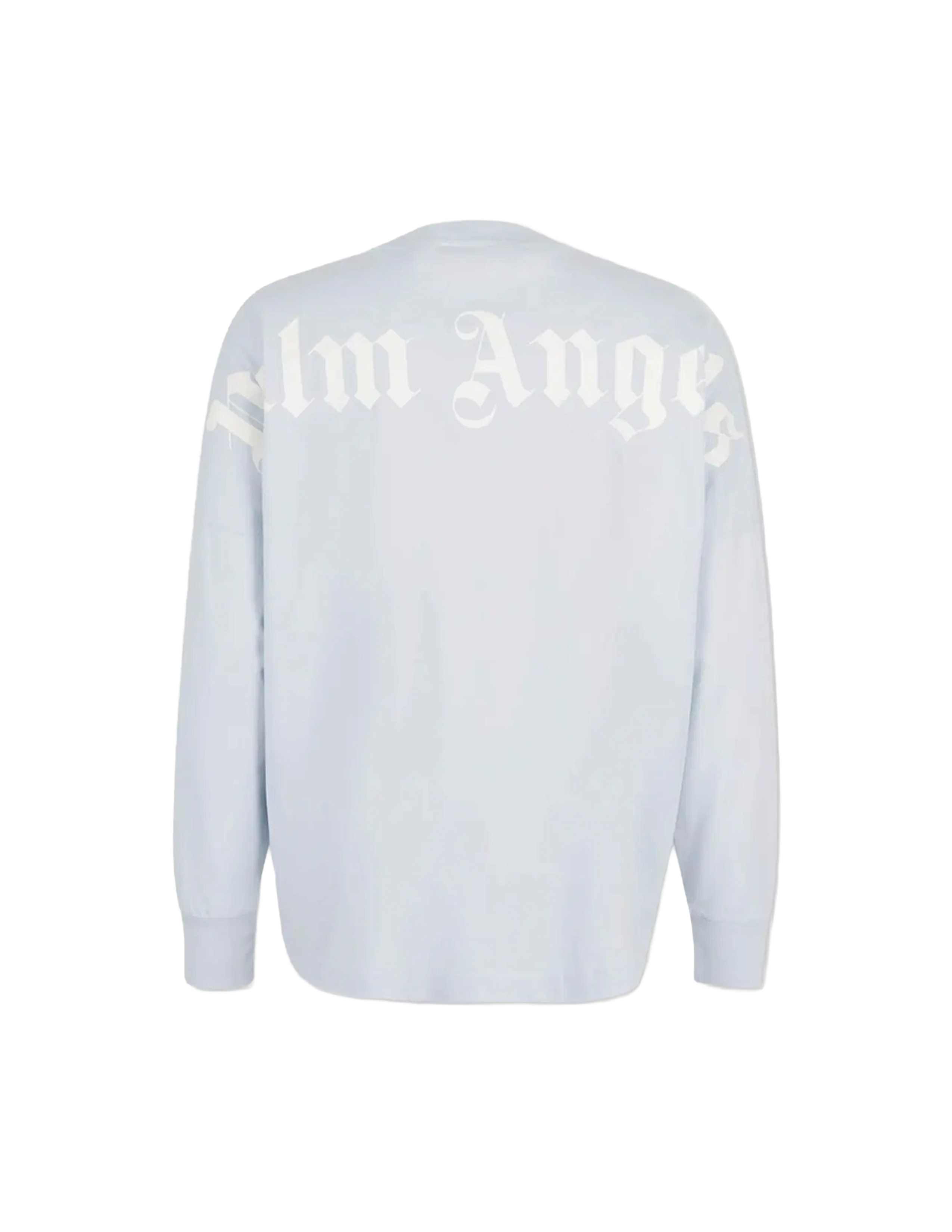 Palm Angels Classic Logo Over Tee L/S – men's designer apparel (view 4)