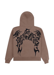 Pleasures Dragon Zip Hoodie – men's designer sweatshirts