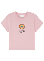Maison Kitsuné Floating Flower Baby Tee-Shirt – women's designer apparel (view 2)