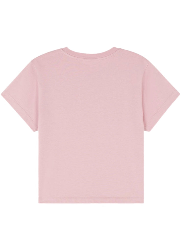 Maison Kitsuné Floating Flower Baby Tee-Shirt – women's designer apparel (view 4)