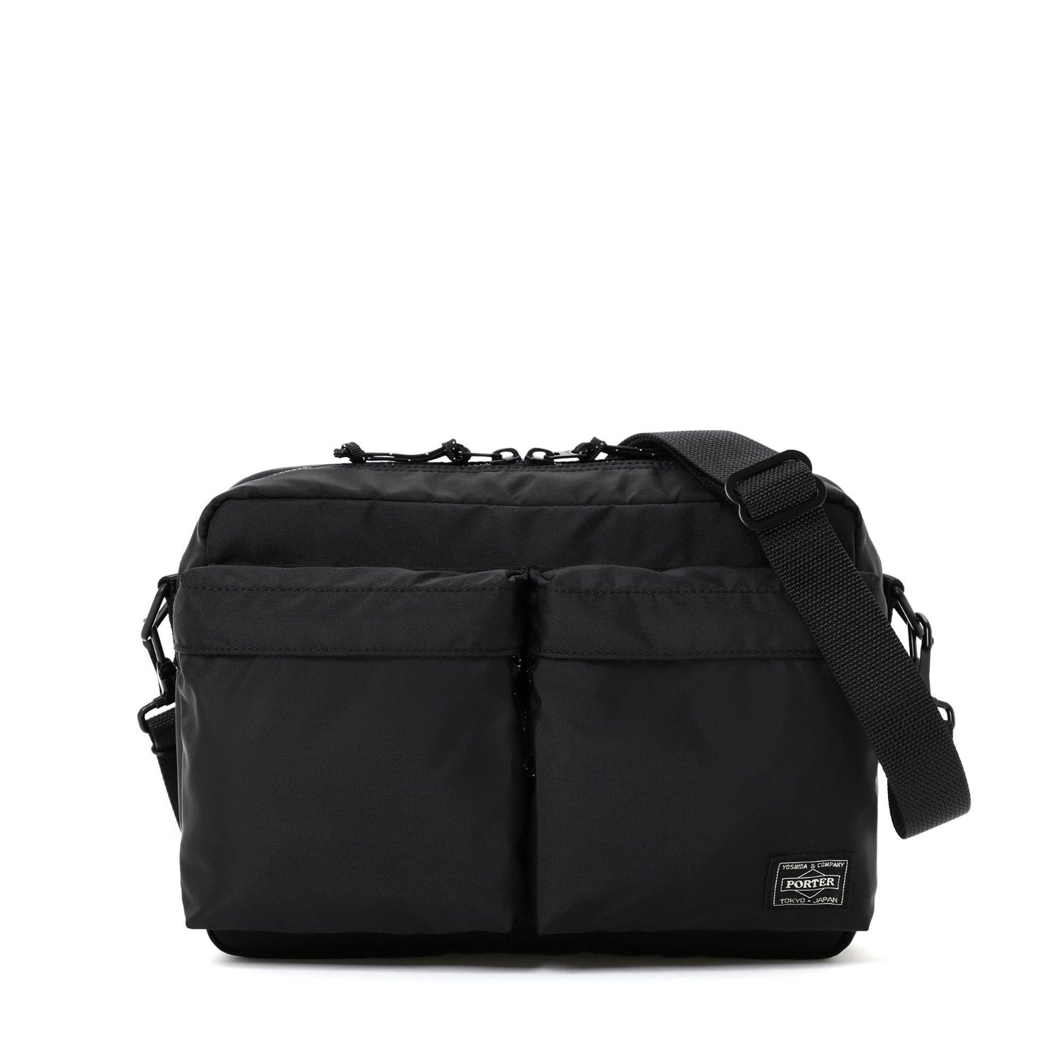 PORTER BY YOSHIDA Force Shoulder Bag (S) Black 855-05457-10