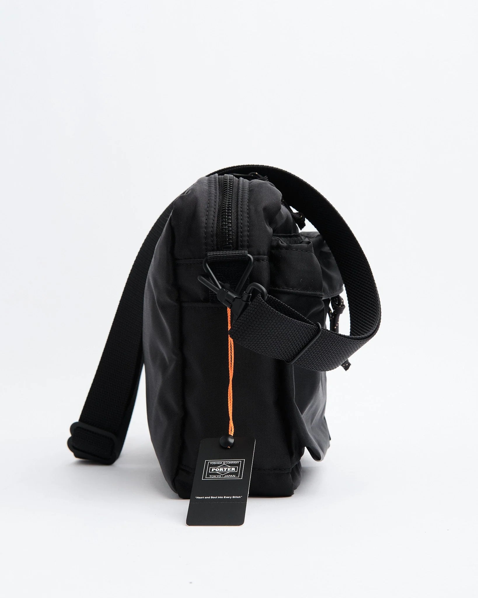 PORTER BY YOSHIDA Force Shoulder Bag (S) Black 855-05457-10