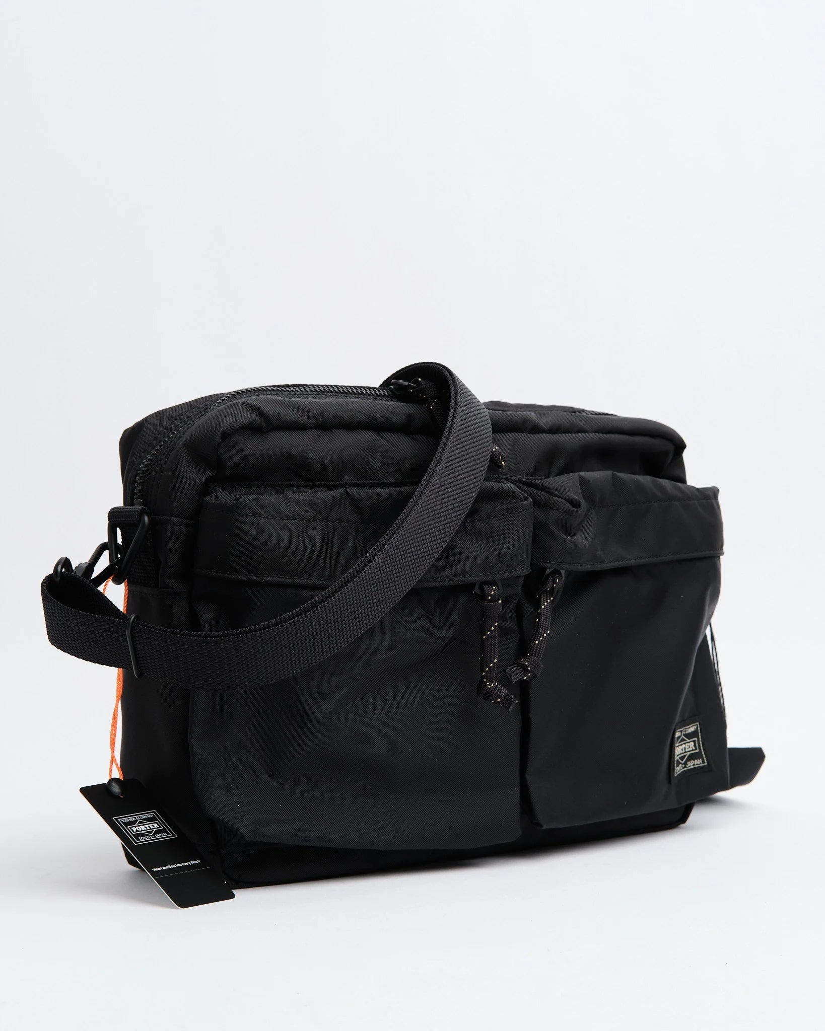 PORTER BY YOSHIDA Force Shoulder Bag (S) Black 855-05457-10