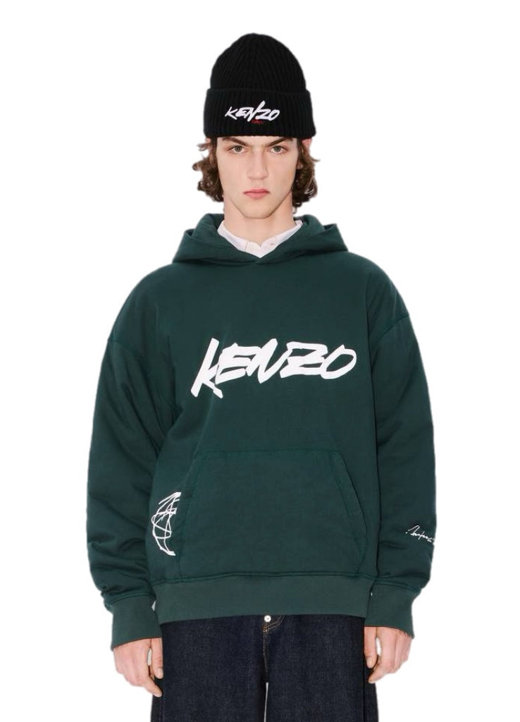 Kenzo Futura Padded Hoodie – men's designer sweatshirts (view 4)
