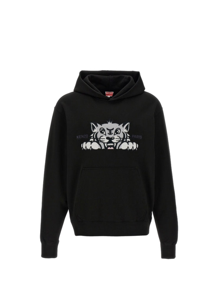 Kenzo Happy Tiger Embroidered Hoodie – men's designer sweatshirts