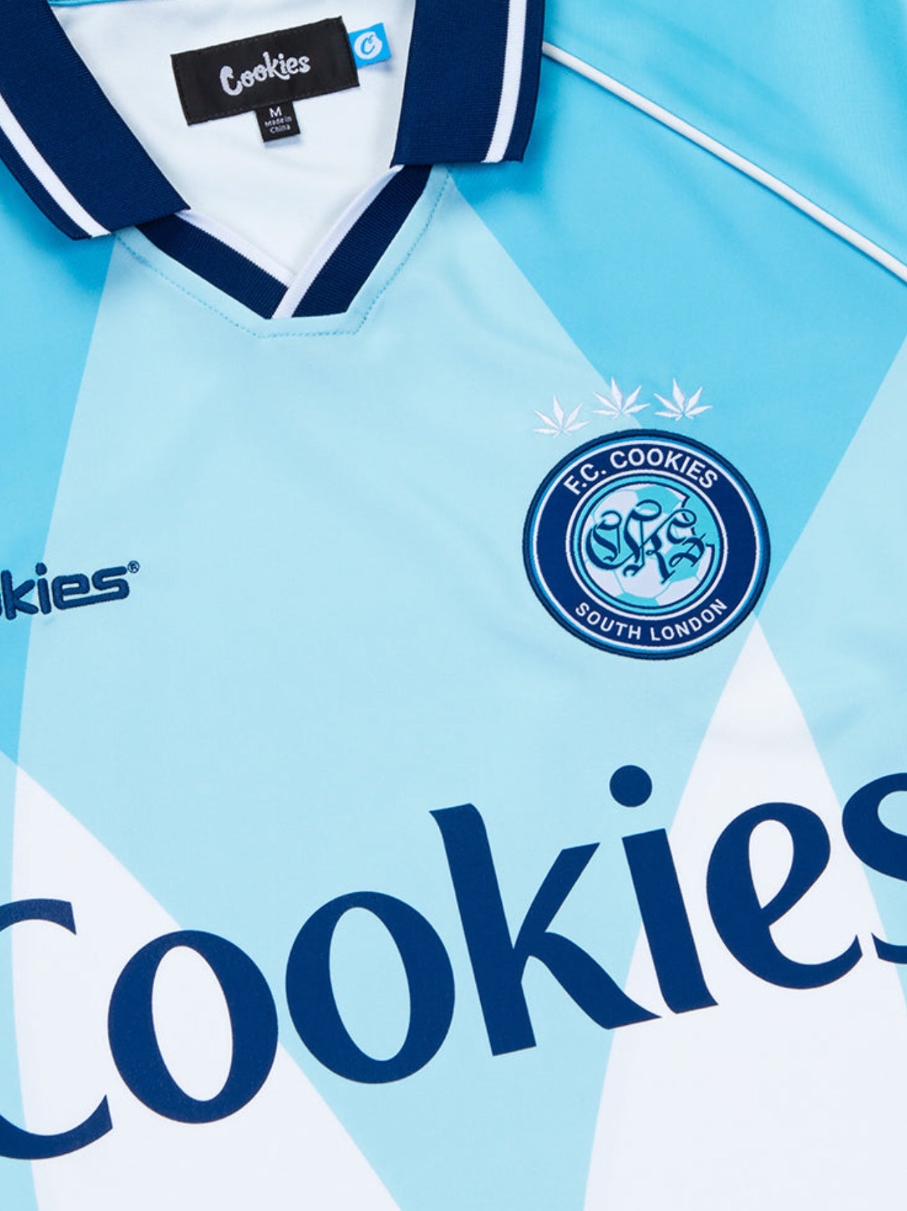 Cookies Hooliganism On Pitch Sublimated Jersey SS Polo Knit – men's designer knitwear (view 3)