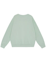 Ganni Isoli Aqua Foam Oversized Sweatshirt – women's designer sweatshirts (view 2)