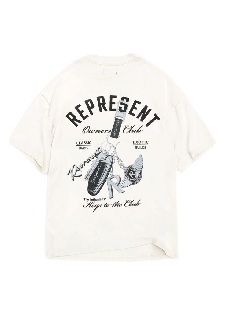 Represent Keys to the Club T-Shirt – men's designer apparel (view 4)