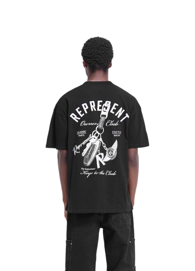 Represent Keys to the Club T-Shirt – men's designer apparel (view 7)