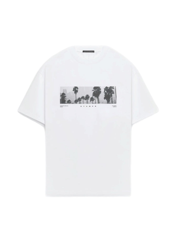 STAMPD LA Cityscape Relaxed Tee Shirt – men's designer apparel