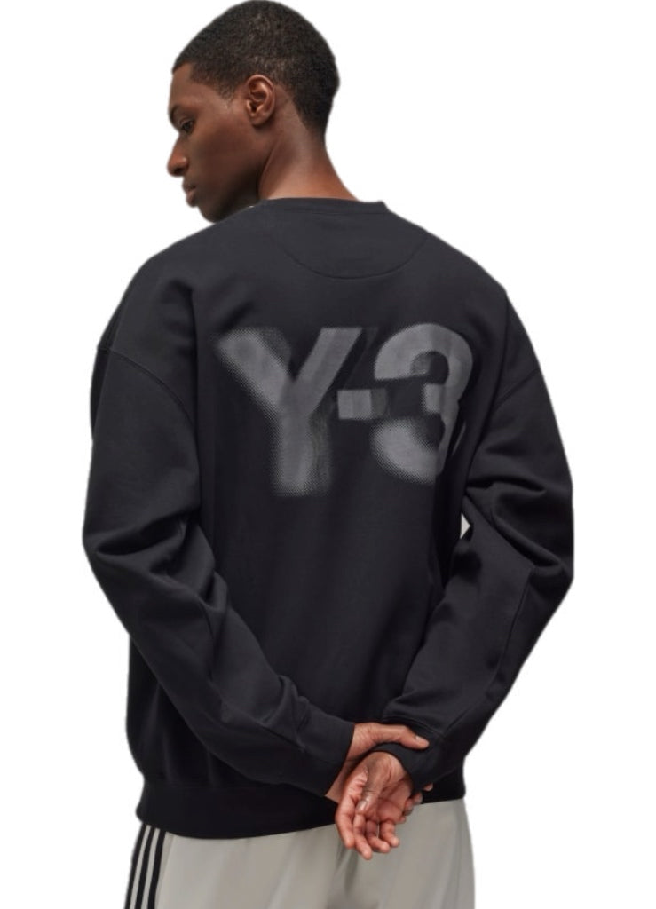 adidas Y-3 Logo Crew – men's designer clothing (view 3)