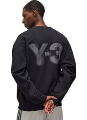 adidas Y-3 Logo Crew – men's designer clothing (view 3)