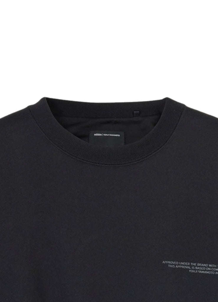 adidas Y-3 Logo Crew – men's designer clothing (view 4)