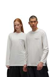 adidas Y-3 Logo LS Tee – men's designer apparel (view 3)