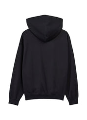 adidas Y-3 Logo Zip Hoodie – Black – men's designer sweatshirts (view 2)