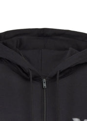 adidas Y-3 Logo Zip Hoodie – Black – men's designer sweatshirts (view 3)