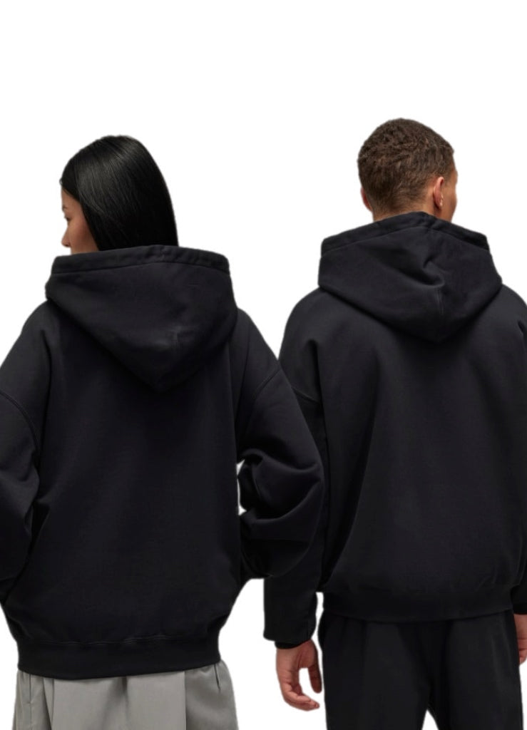 adidas Y-3 Logo Zip Hoodie – Black – men's designer sweatshirts (view 6)