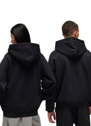 adidas Y-3 Logo Zip Hoodie – Black – men's designer sweatshirts (view 6)