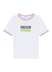 Maison Kitsuné Ringer Tee-Shirt – women's designer apparel