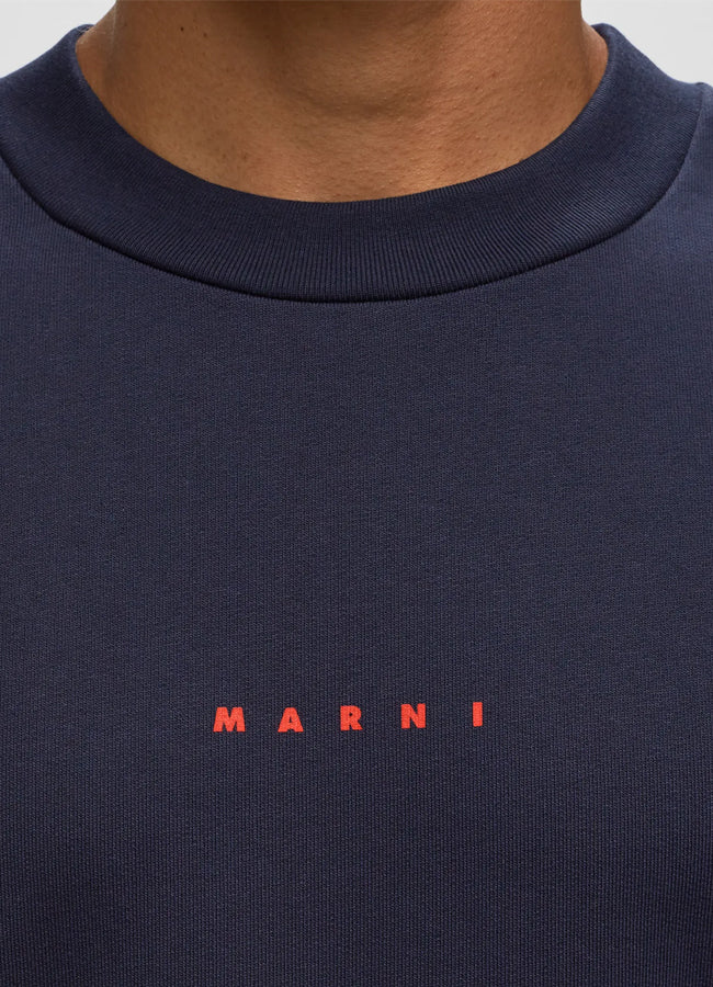 Marni Logo Organic Cotton Sweatshirt – men's designer sweatshirts (view 5)