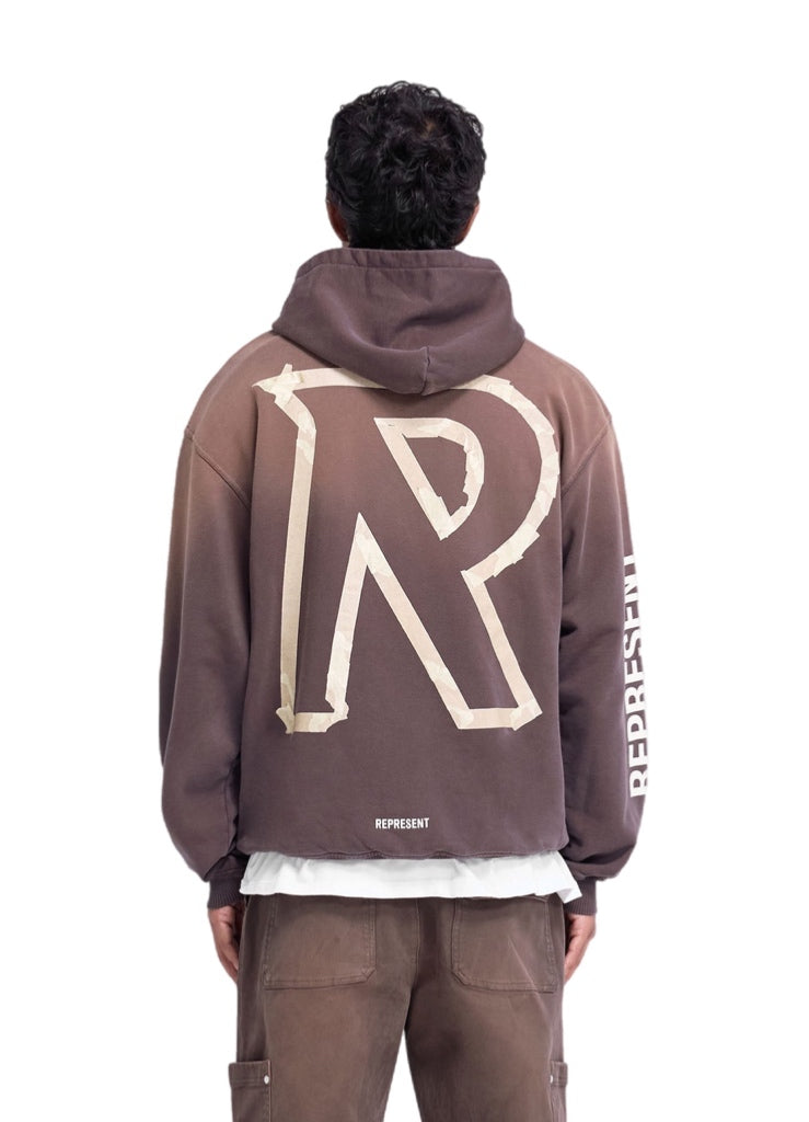 Represent Masking Tape Initial Hoodie – men's designer sweatshirts (view 5)