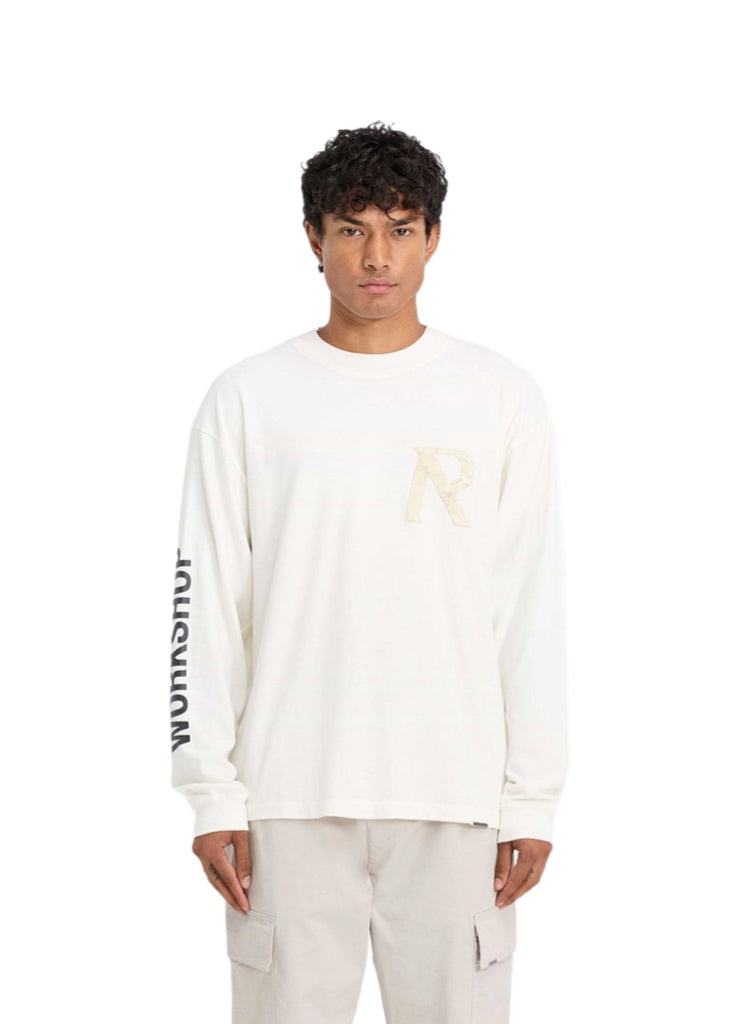 Represent Masking Tape Initial Long Sleeve T-Shirt – men's designer apparel (view 3)