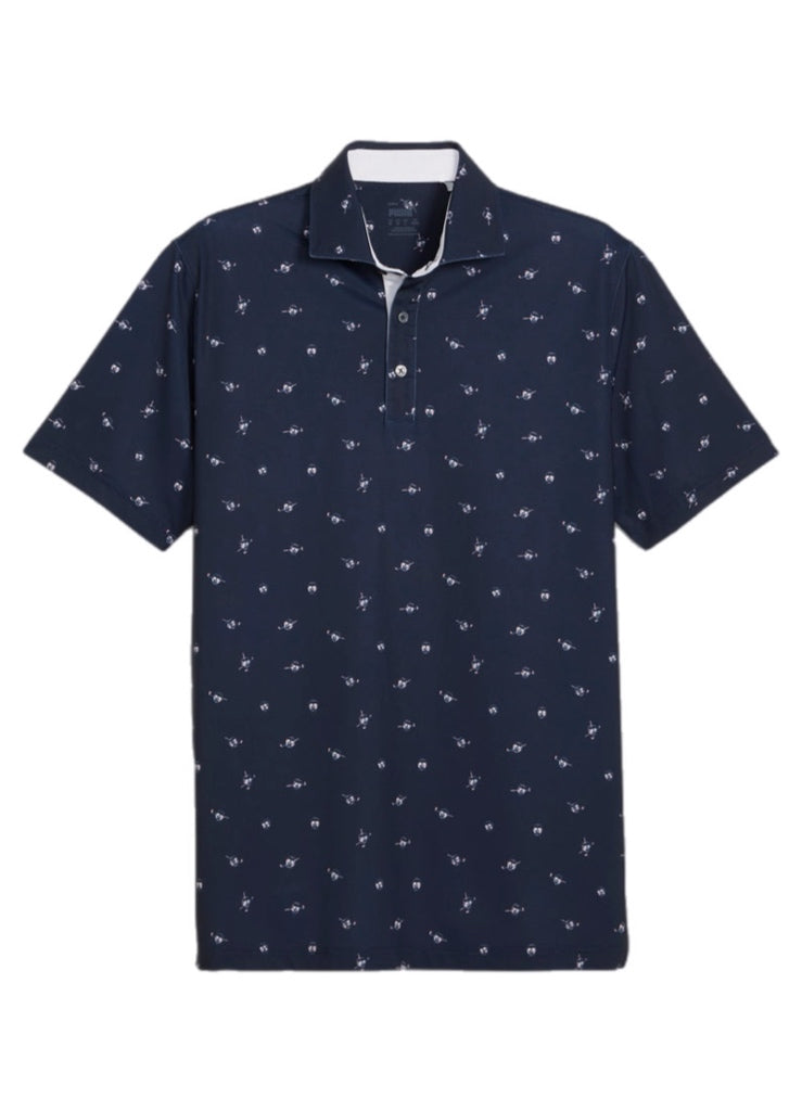 Puma Golf MATTR Skulls Polo – men's designer apparel