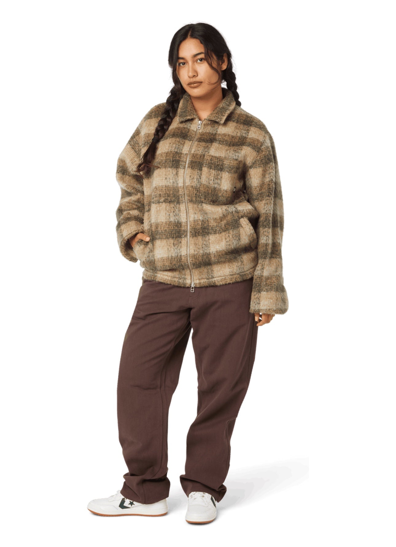 HUF Megablast Plaid Jacket – men's designer outerwear (view 6)
