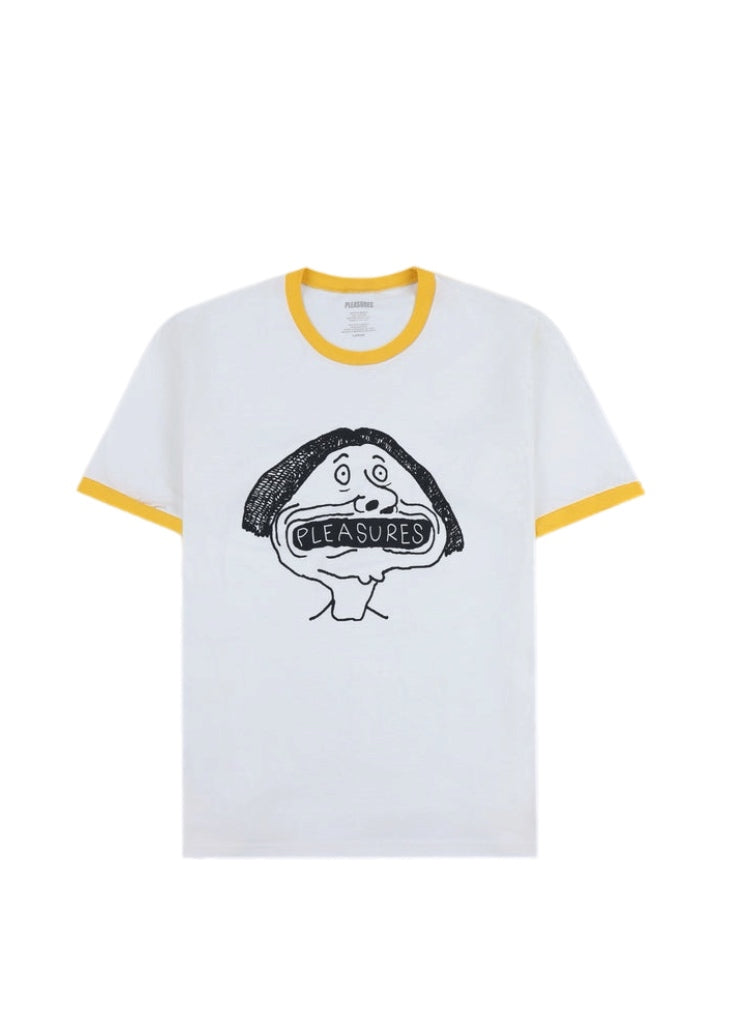 Pleasures Mouthful Ringer T-Shirt – men's designer apparel