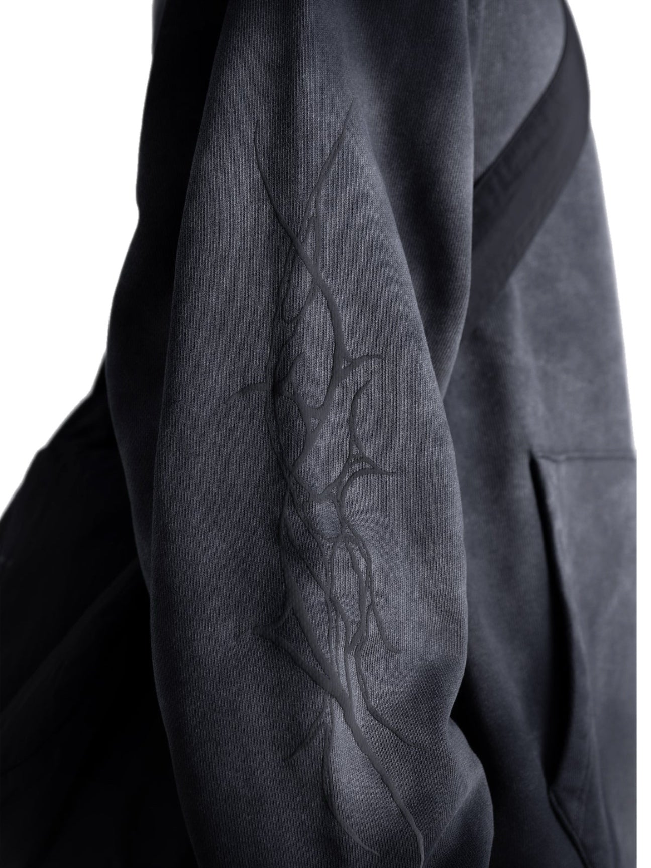 STAMPD Neo Tribal Core Garment Dyed Hoodie – men's designer sweatshirts (view 3)