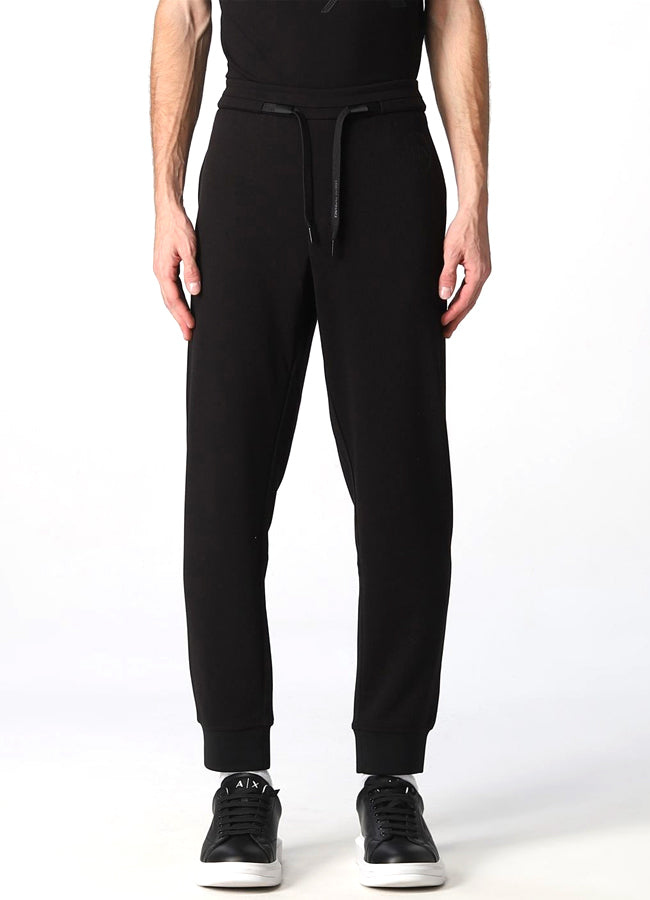 Armani Exchange Poly Rayon Interlock Joggers – men's designer trousers (view 2)