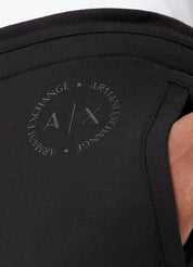 Armani Exchange Poly Rayon Interlock Joggers – men's designer trousers (view 4)