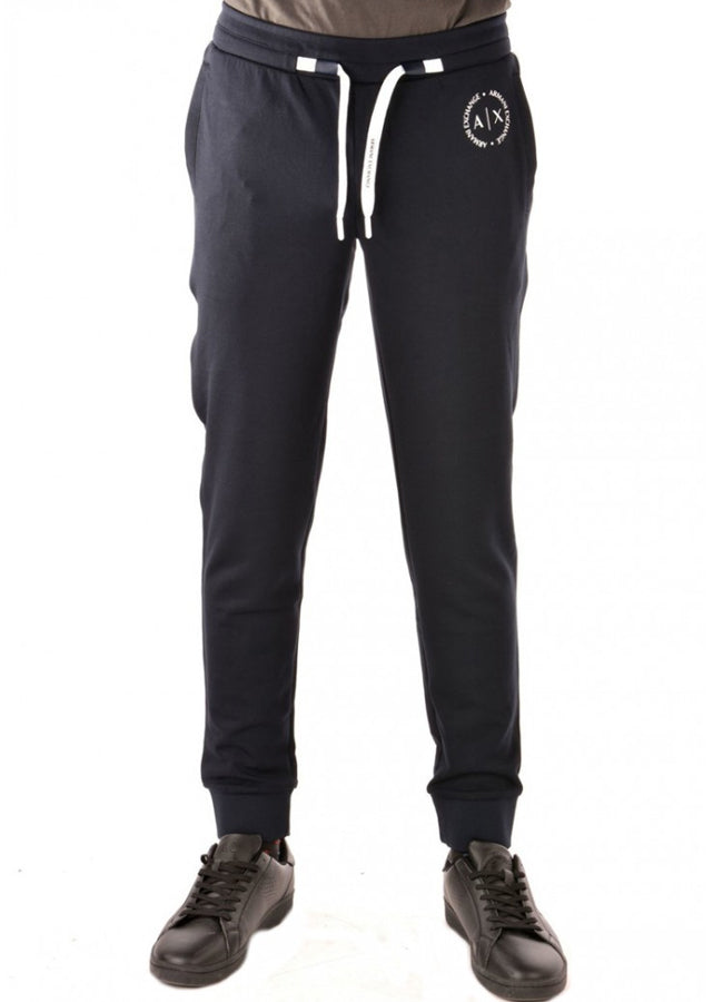 Armani Exchange Poly Rayon Interlock Joggers – men's designer trousers (view 5)