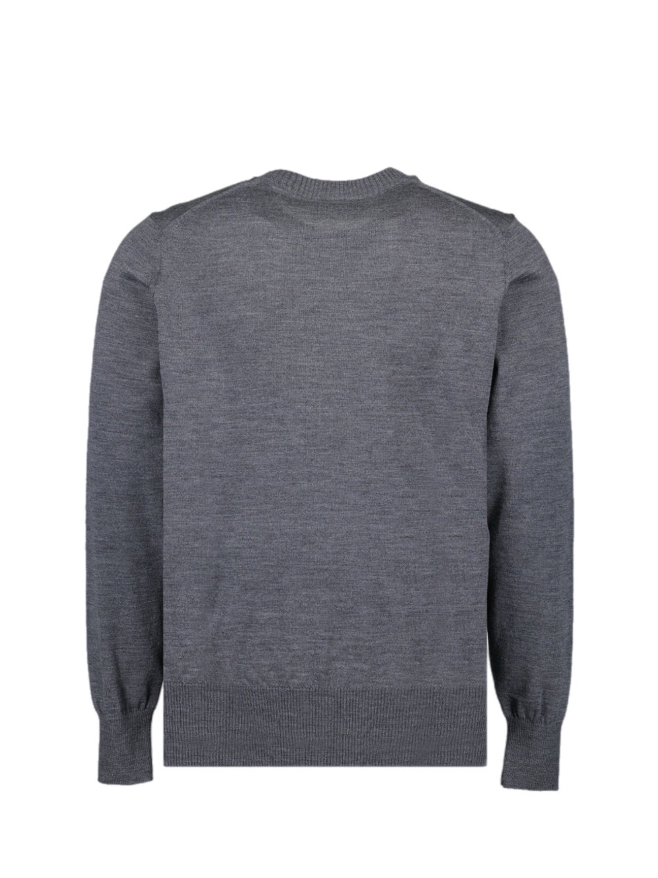 Ami Paris Pull Col Round Ami De Coeur Ton Sur Ton Sweater – men's designer knitwear (view 3)