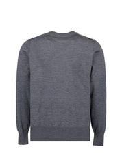 Ami Paris Pull Col Round Ami De Coeur Ton Sur Ton Sweater – men's designer knitwear (view 3)