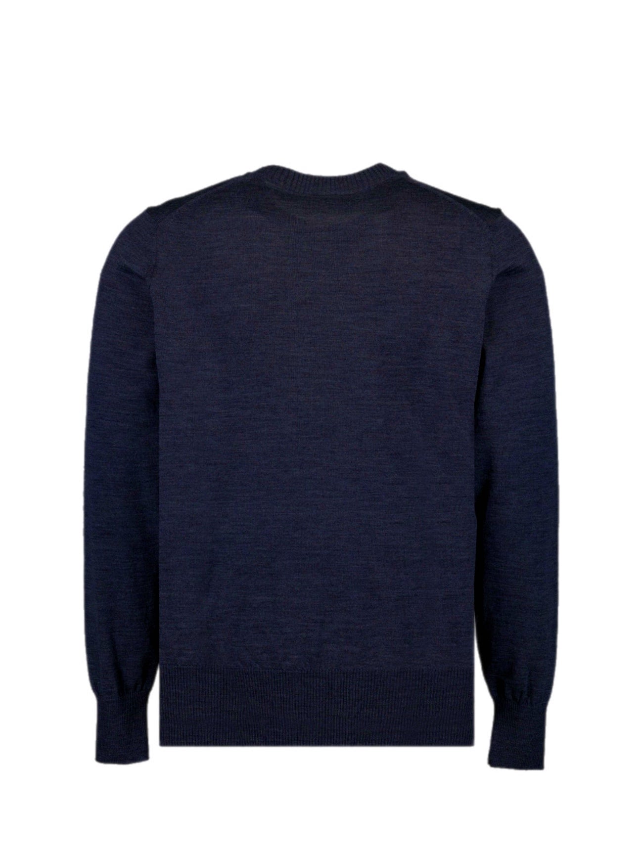 Ami Paris Pull Col Round Ami De Coeur Ton Sur Ton Sweater – men's designer knitwear (view 4)