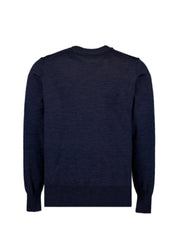 Ami Paris Pull Col Round Ami De Coeur Ton Sur Ton Sweater – men's designer knitwear (view 4)