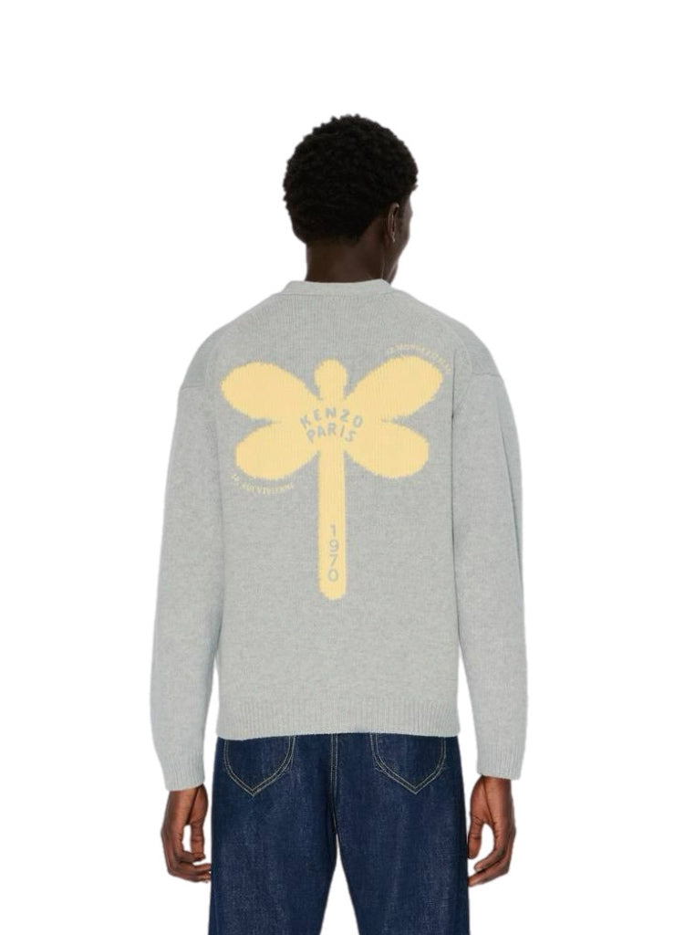 Kenzo Dragonfly Embroidered Cardigan – men's designer knitwear (view 4)