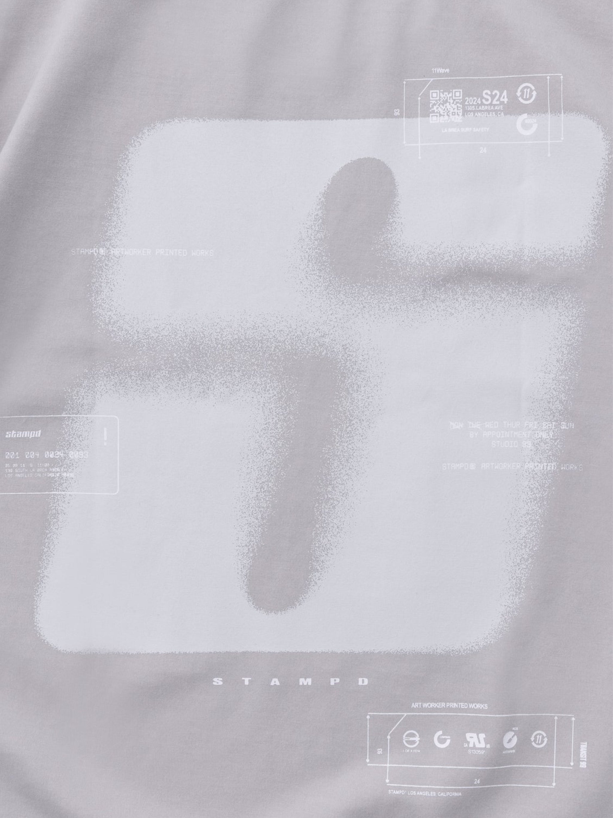 STAMPD Garment Dyed Transit T-shirt – men's designer apparel (view 4)