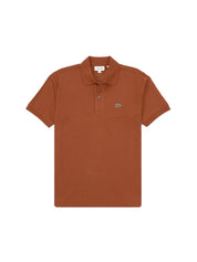 Lacoste Short Sleeved Ribbed Collar Polo – men's designer trousers
