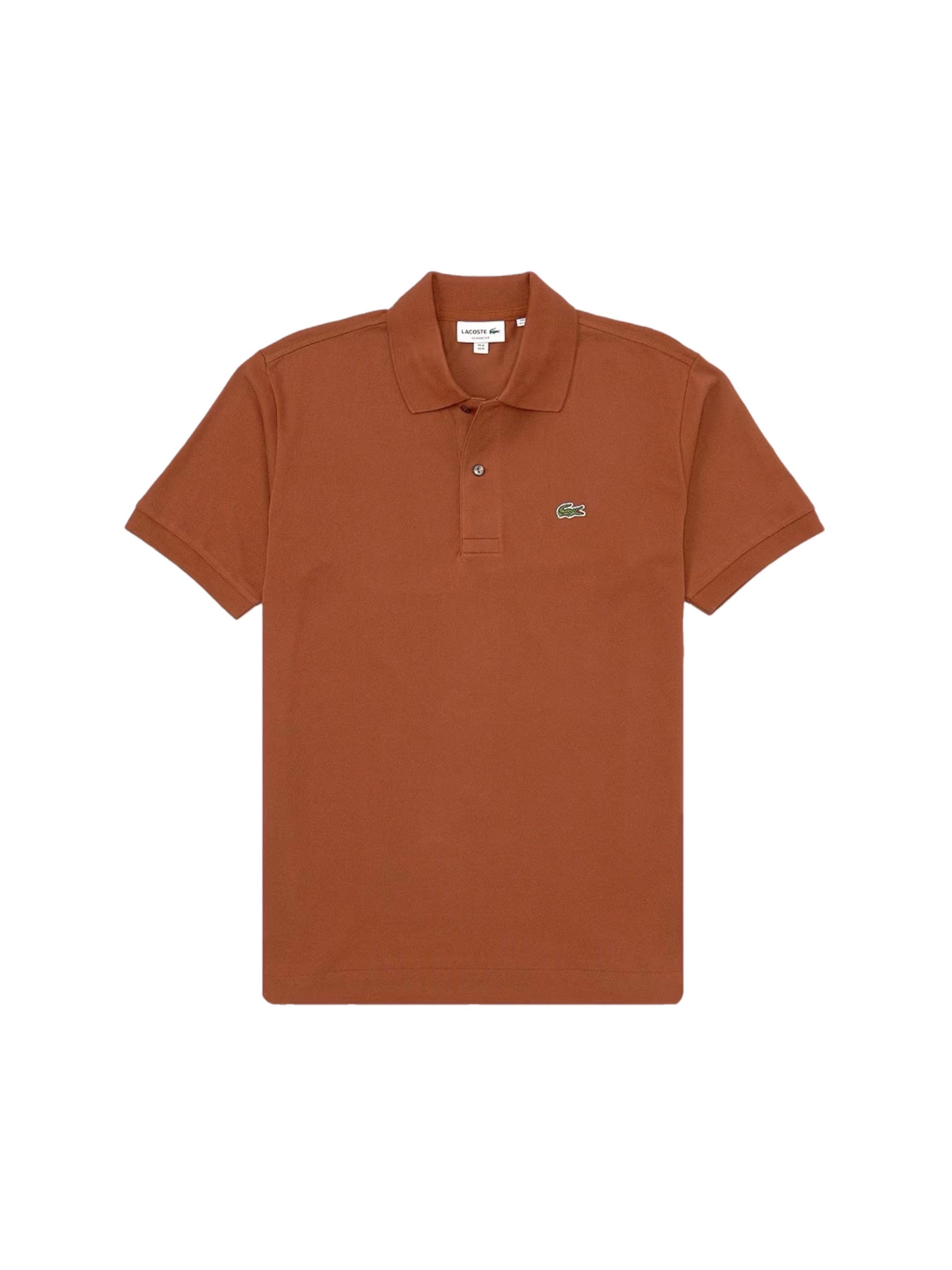 Lacoste Short Sleeved Ribbed Collar Polo – men's designer trousers