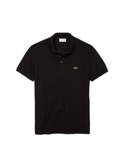 Lacoste Short Sleeved Ribbed Collar Polo – men's designer trousers (view 3)