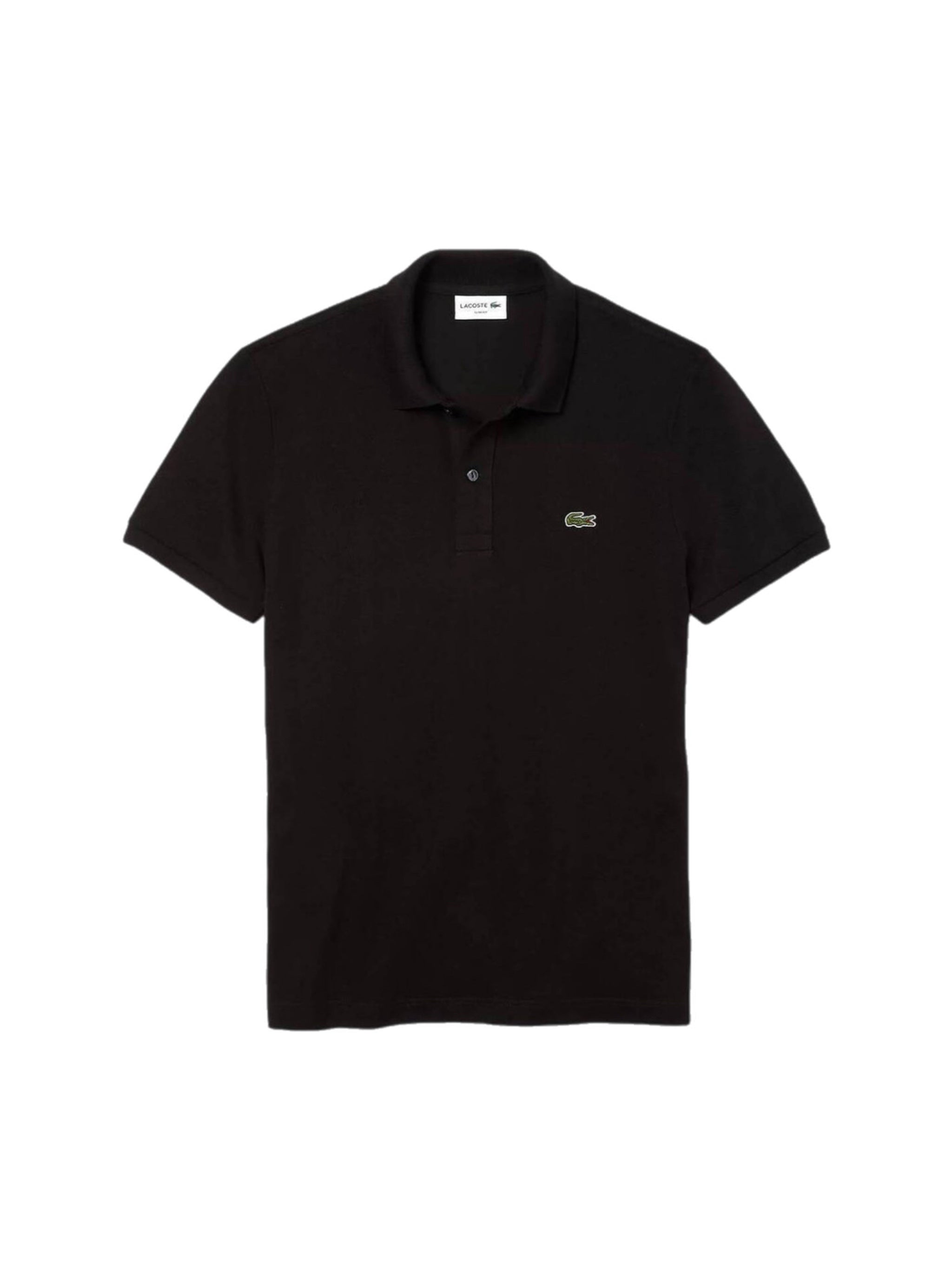Lacoste Short Sleeved Ribbed Collar Polo – men's designer trousers (view 3)