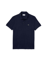 Lacoste Short Sleeved Ribbed Collar Polo – men's designer trousers (view 4)