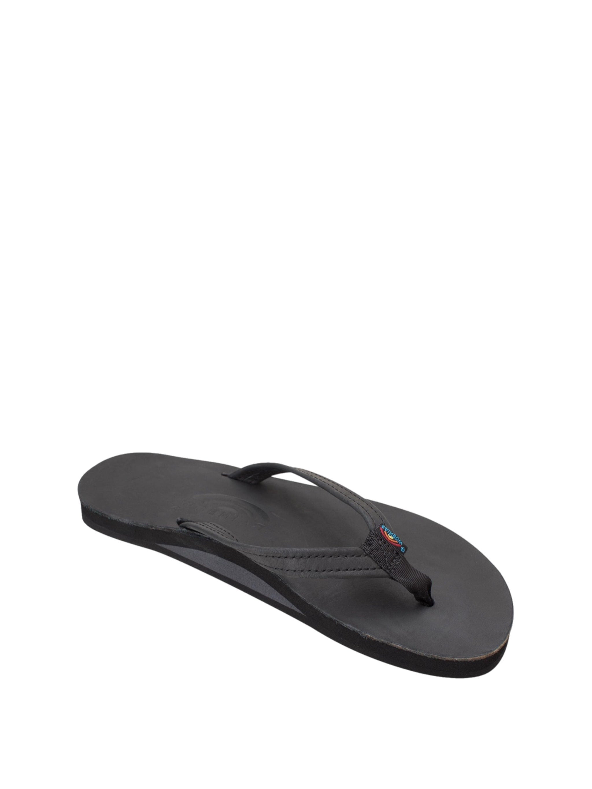 Rainbow Sandals Single Layer Classic Leather Narrow Strap Sandals – women's sandals