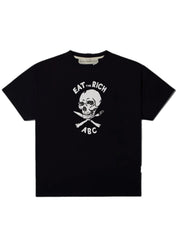 Advisory Board Crystals Skull Short Sleeve Tee – men's designer trousers (view 2)