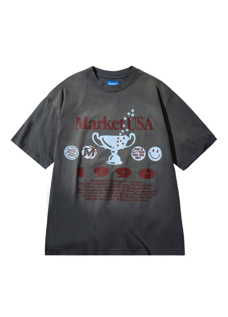 Market Smiley 1990 T-Shirt – men's designer apparel