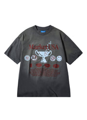 Market Smiley 1990 T-Shirt – men's designer apparel