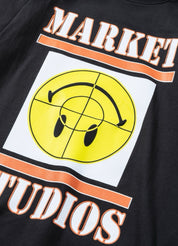 Market Smiley Focus T-Shirt – men's designer apparel (view 4)